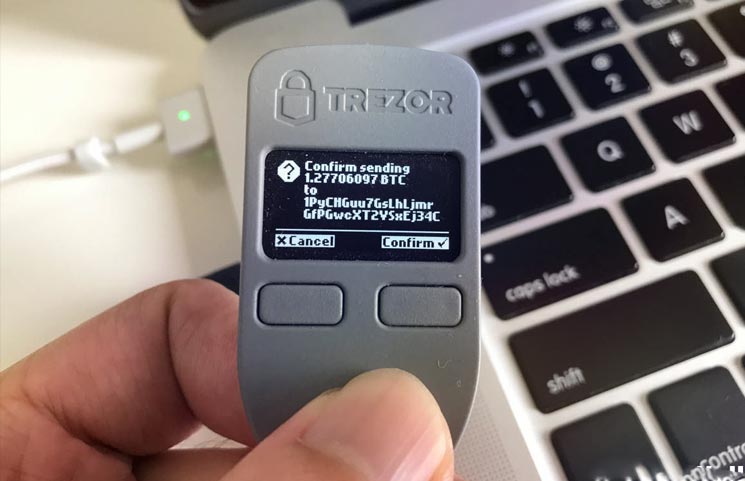 Trezor Hardware Wallet For Bitcoin Cryptocurrency Storage Review - 