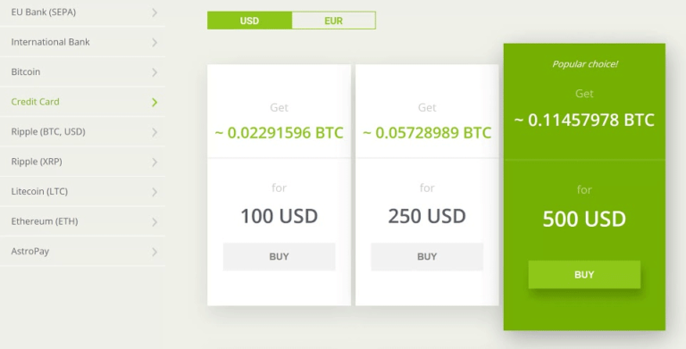 bitstamp recurring purchase