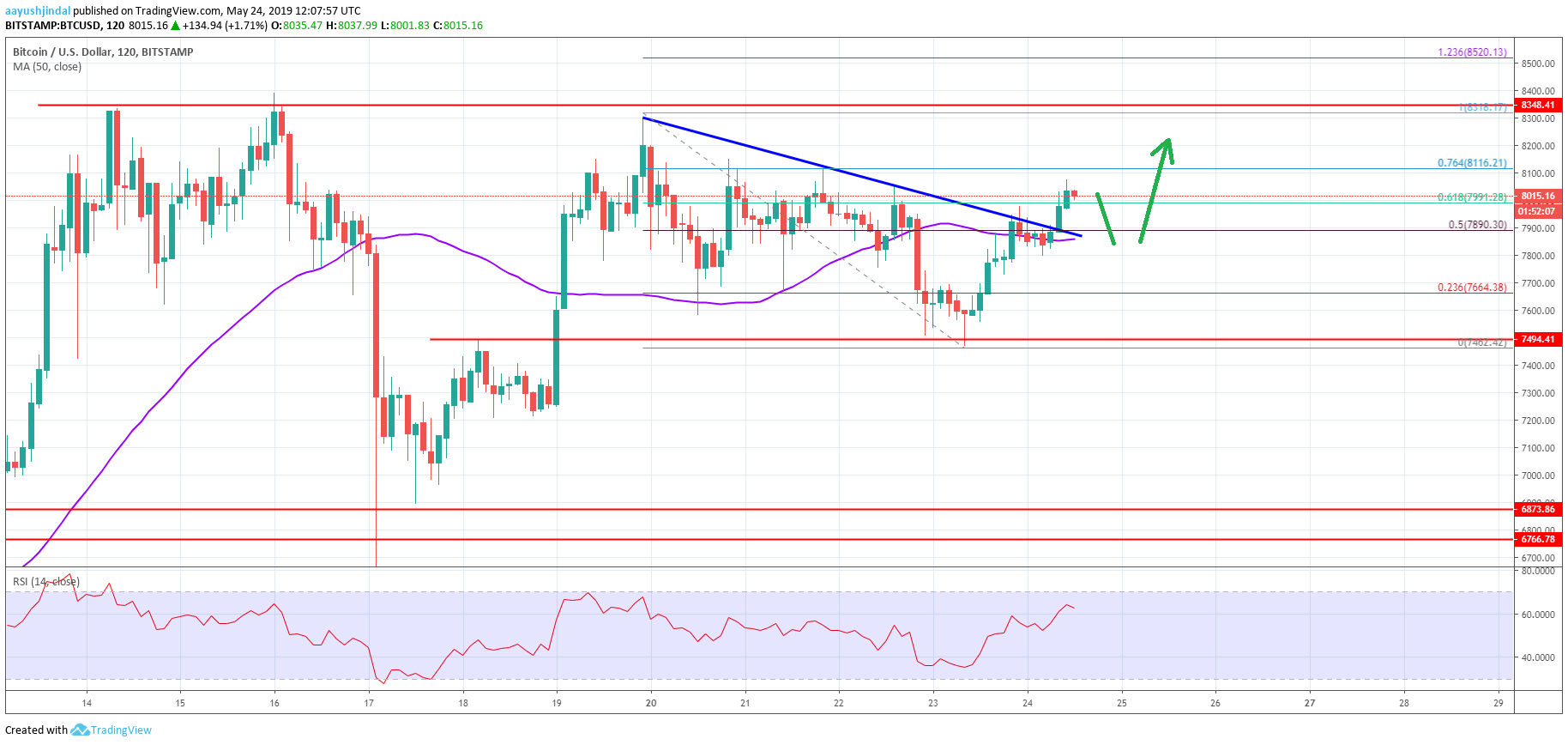 Bitcoin Price Analysis BTC Chart